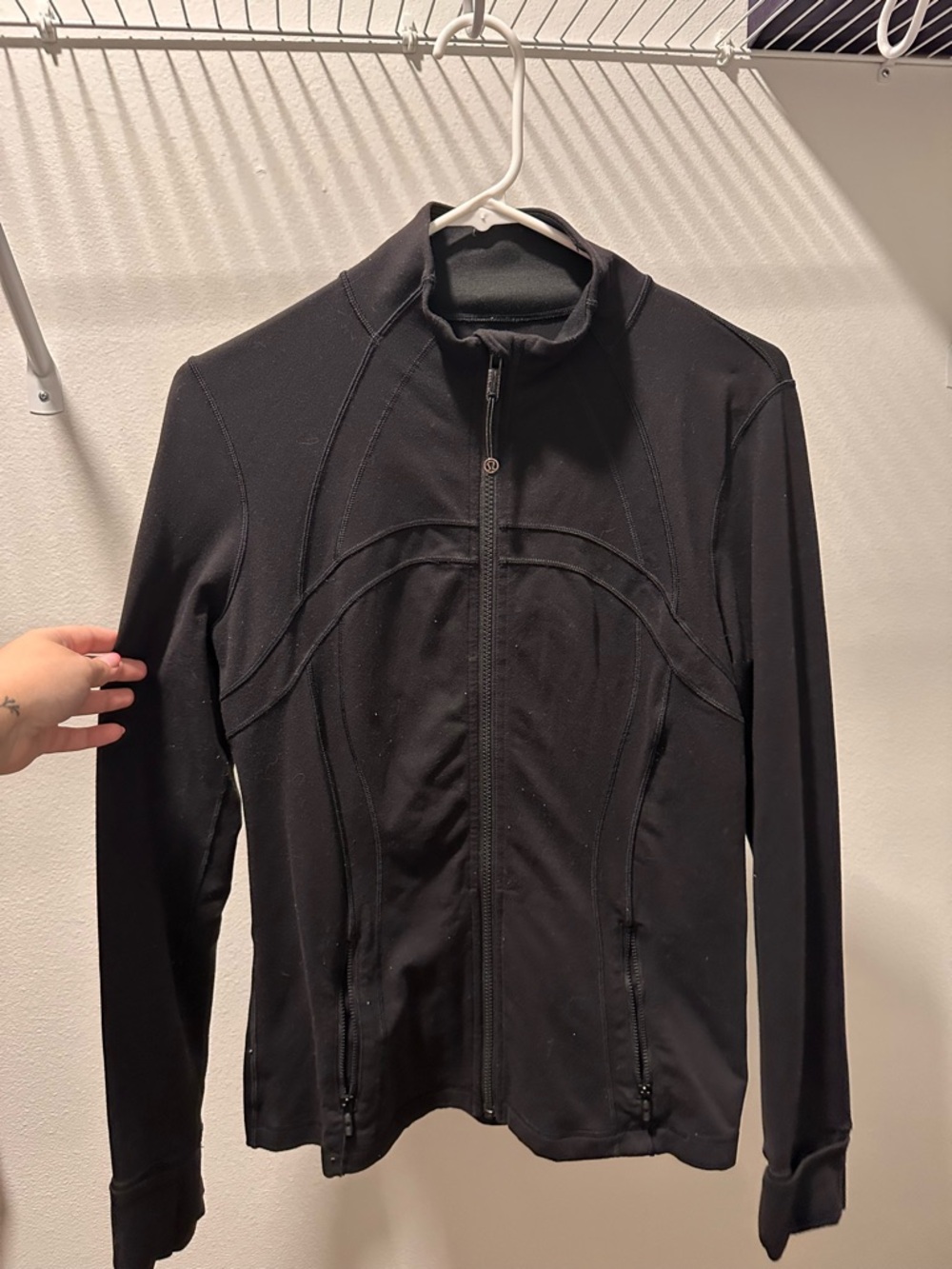 Lululemon Black Full-Zip Athletic Jacket